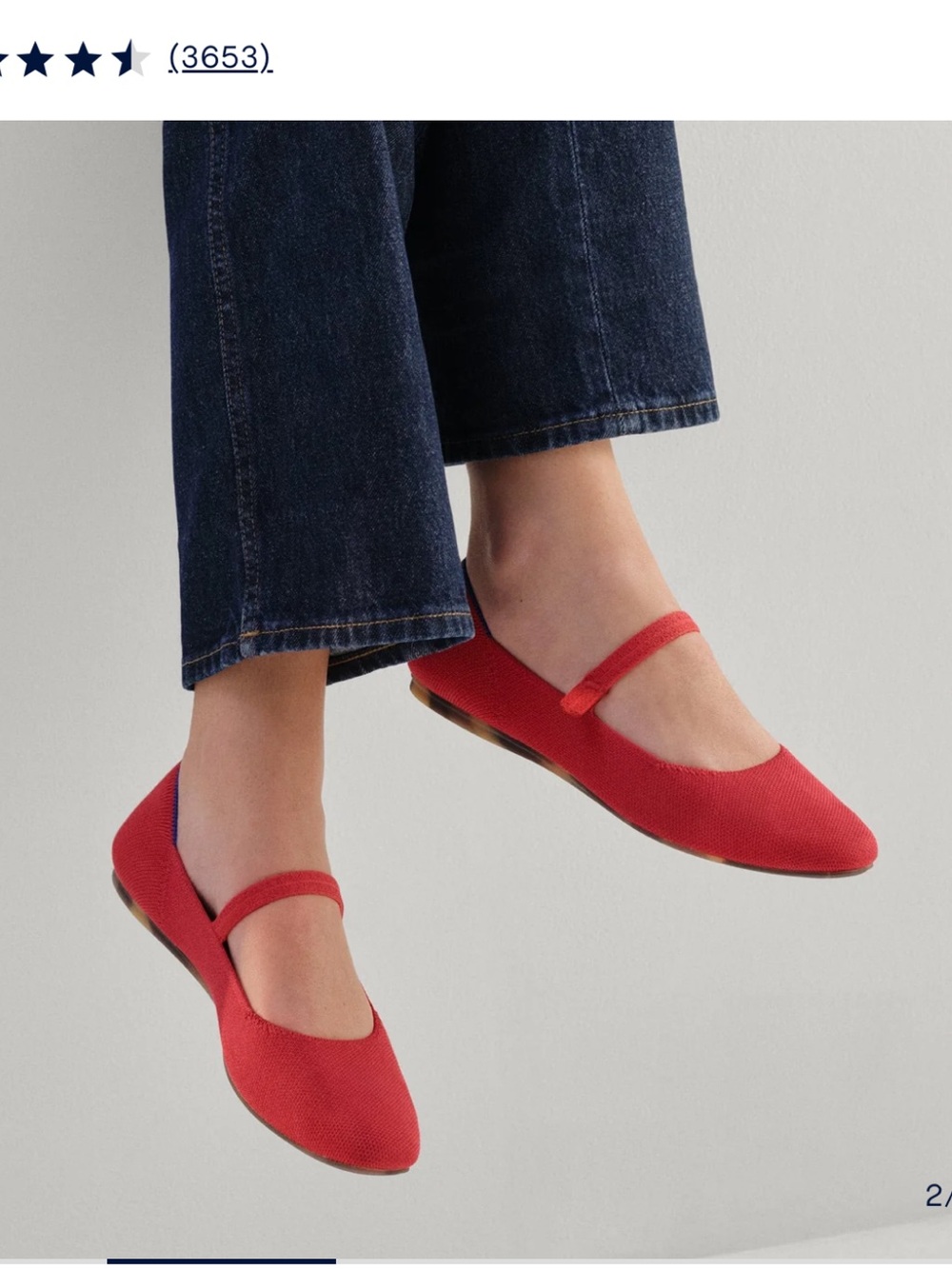 Rothy’s Red Mary Jane Flat Shoes - Women's Comfortable Slip-On